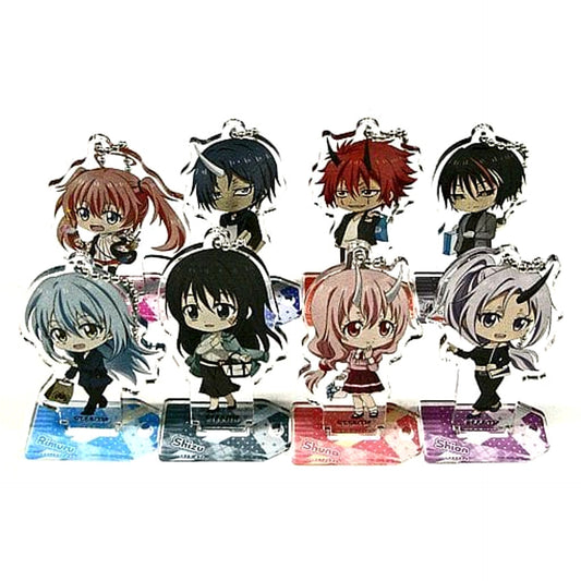 That Time I Got Reincarnated as a Slime Rimuru Tempest & Others Trading Acrylic Stand Keychain The Akihabara Container Limited All 8 Types Set Keychains [USED]