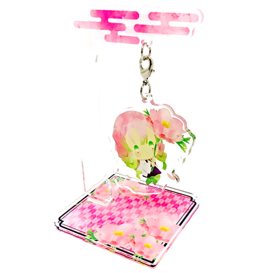 Mitsuri Kanroji Demon Slayer Yurafuwa Acrylic Mascot Flower Ver. [USED]