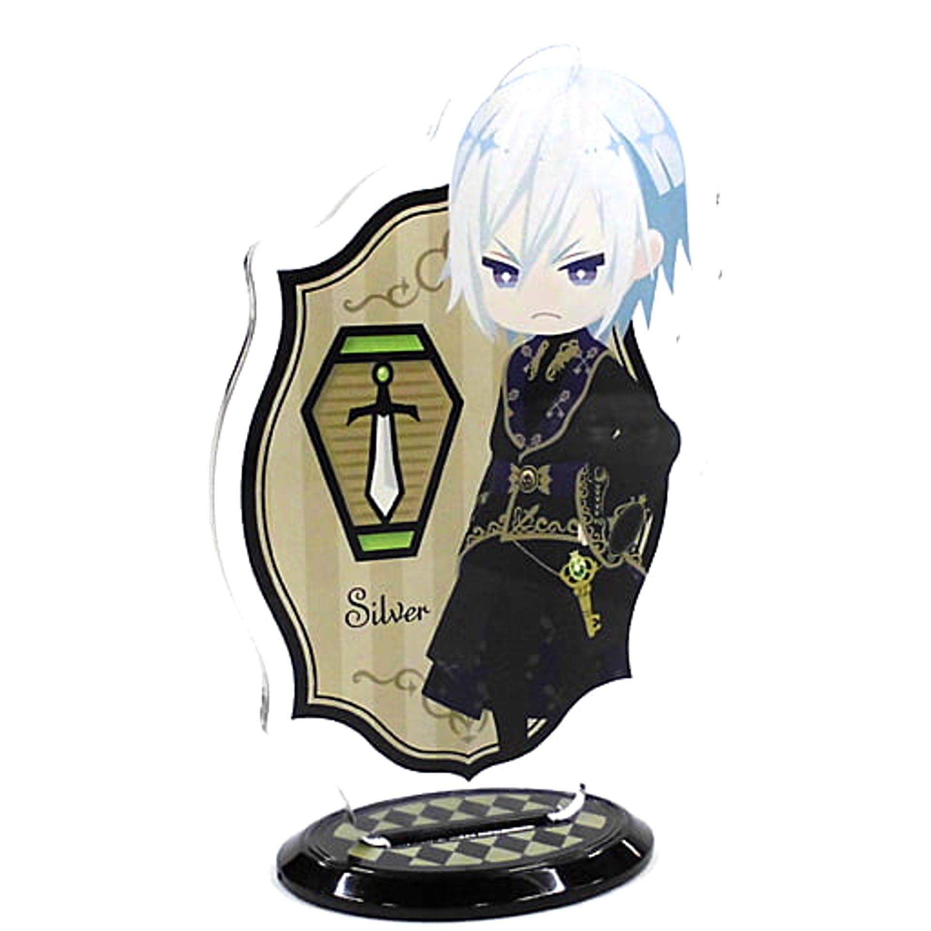 Ichiban Kuji Disney Twisted-Wonderland Third Silver Acrylic Stand Ceremonial Robes ver. Prize J Acrylic Stands [USED]