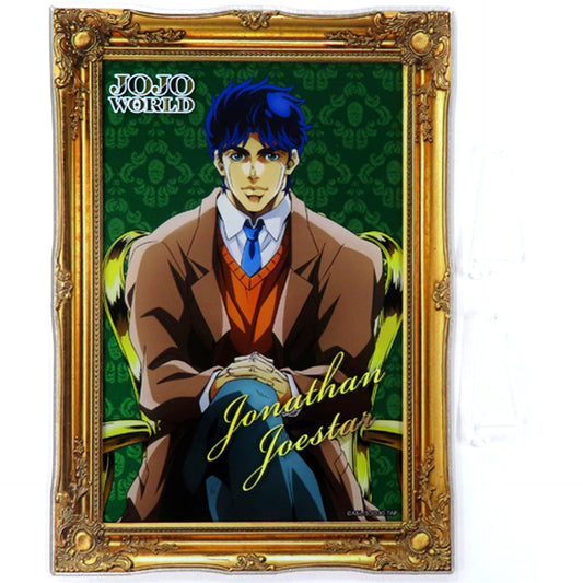 Jonathan Joestar Prize Acrylic Board JoJo's Bizarre Adventure JOJO WORLD Web Ltd Minigame [USED]
