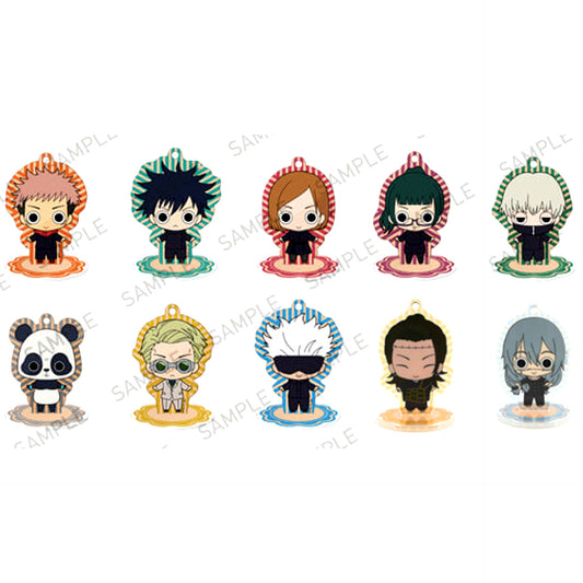 Set of 10 Jujutsu Kaisen Gyokko Colle Acrylic Stand Figure [USED]