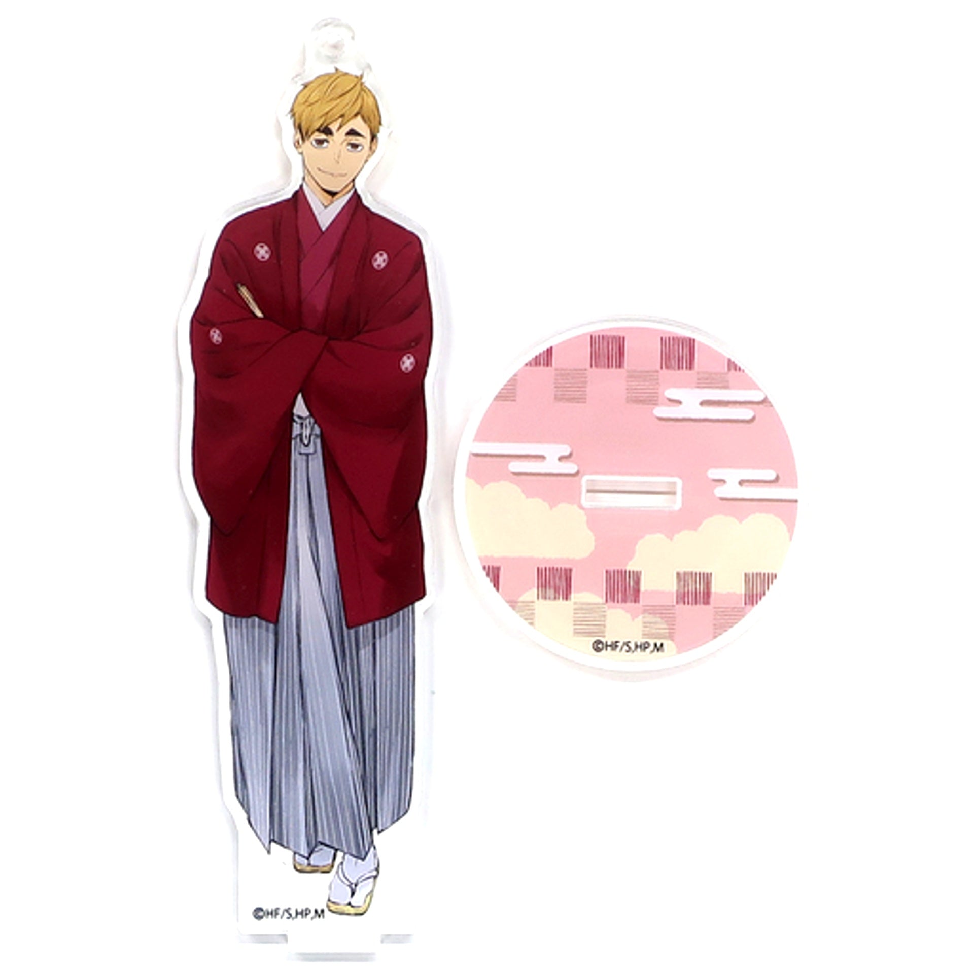 Atsumu Miya Haikyu!! New Year Inarizaki High School Special Team Meeting Karasuno mo Madamada Kibun wa Matsunouchi Trading Acrylic Keychain [USED]