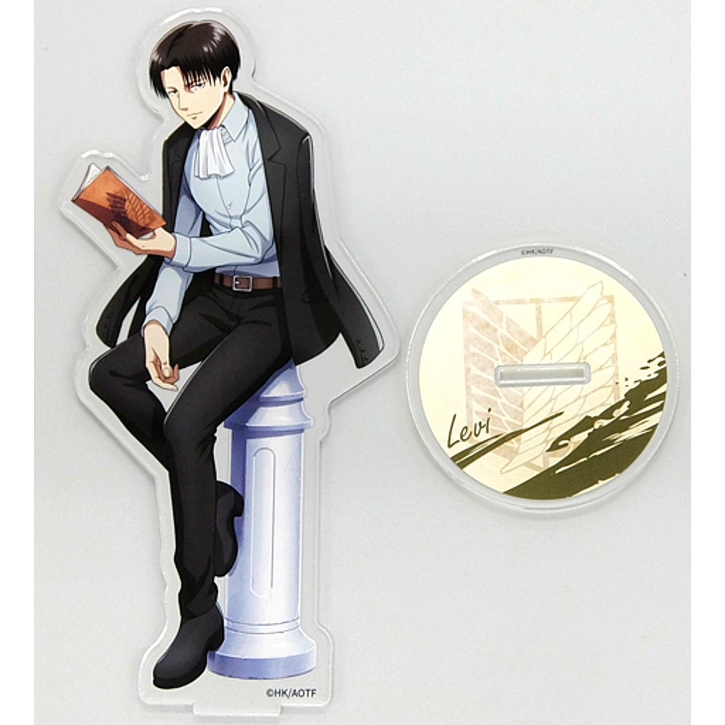 Levi Ackerman Attack on Titan Tokyo Station Ichiban Plaza Pop Up Store Drawn Acrylic Figure L Meeting Ver [USED]