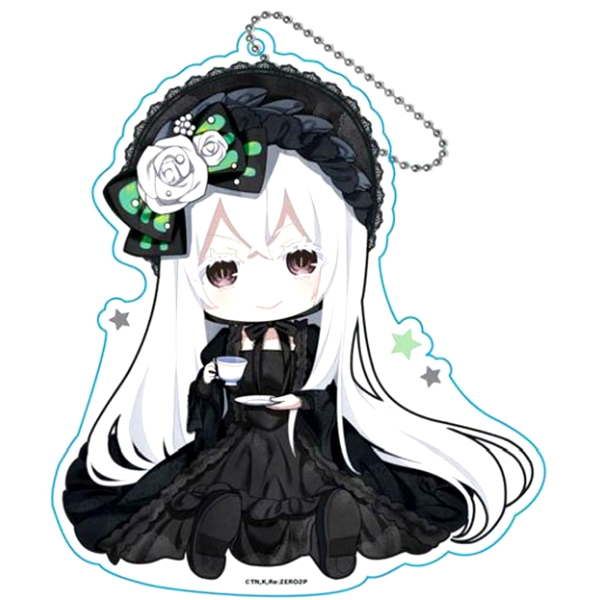 Echidna Re:ZERO -Starting Life in Another World- Bisque Doll Series Big Acrylic Keychain [USED]