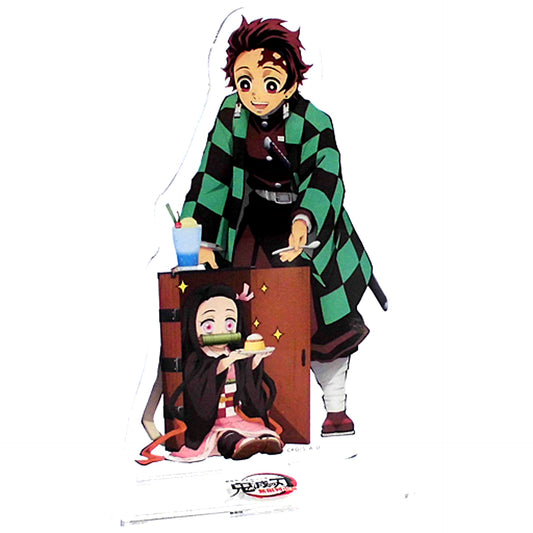 Single Item Tanjiro Kamado & Nezuko Kamado Newly Drawn Illustration Acrylic Stand Demon Slayer: Kimetsu no Yaiba the Movie: Mugen Train Newly Drawn Illustration Acrylic Stand Set ufotable CINEMA Limited [USED]