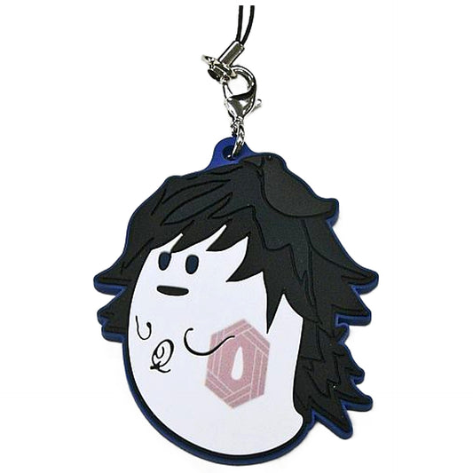 Giyu Tomiokau Q-Pot. x Demon Slayer: Kimetsu no Yaiba Random Ghost Rubber Strap Key Ring [USED]
