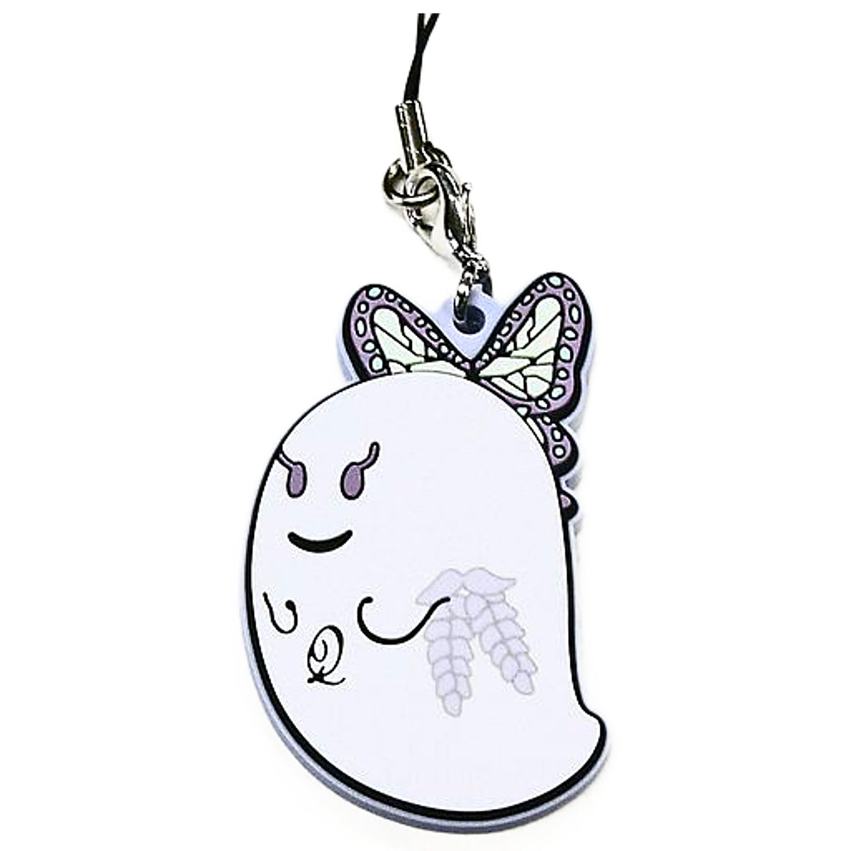 Shinobu Kocho Q-Pot. x Demon Slayer: Kimetsu no Yaiba Random Ghost Rubber Strap Key Ring [USED]