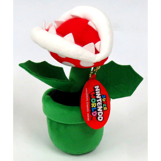 Piranha Plant Plush Keychain Super Mario Universal Studios Japan Super Nintendo World Ltd [USED]