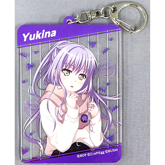 Yukina Minato BanG Dream! Girls Band Party! x WEGO 4th Trading Acrylic Keychain WEGOver. vol.3 [USED]