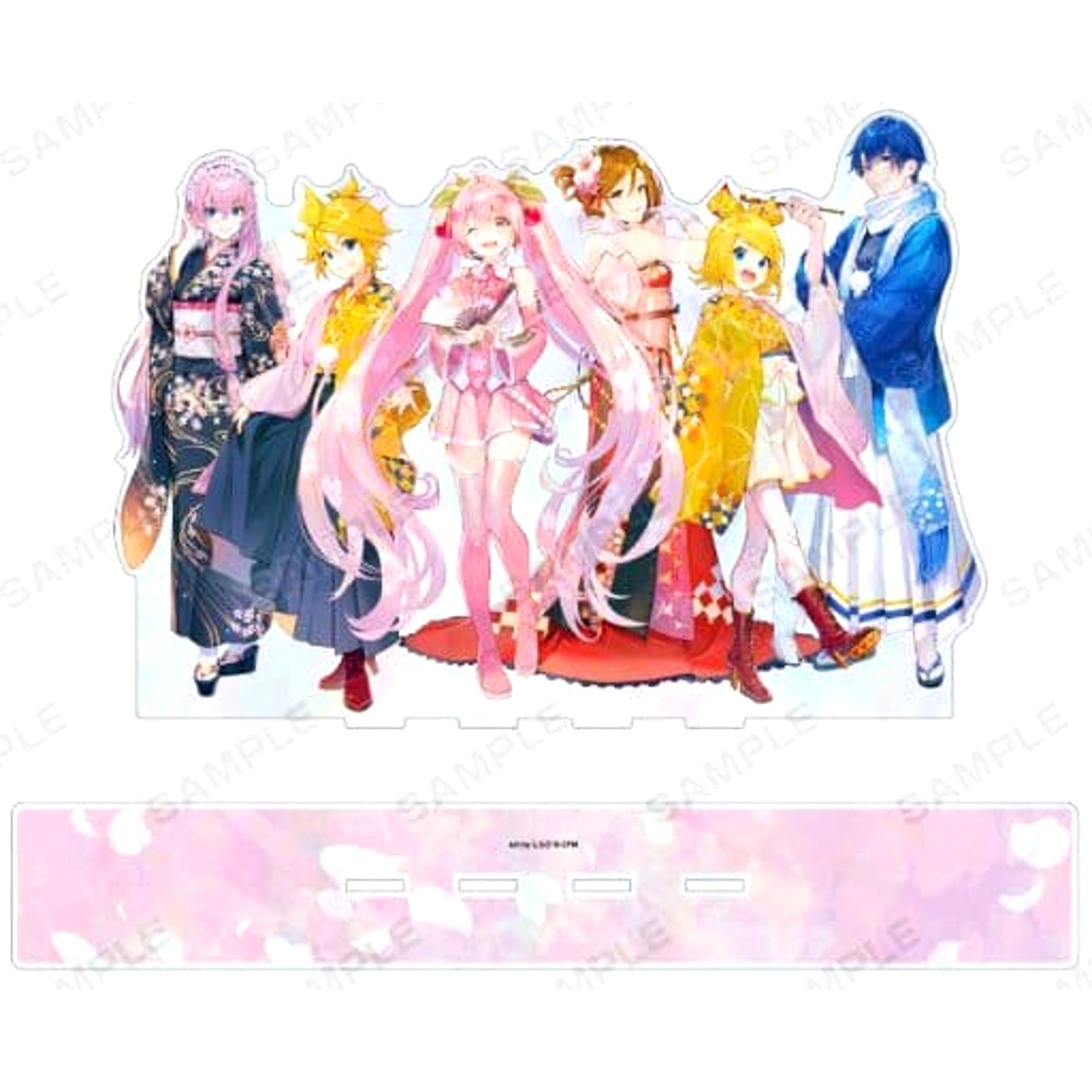 Sakura Miku KAITO & Others Original Illustration Art by Shirabi Hologram BIG Acrylic Stand Acrylic Stands [USED]