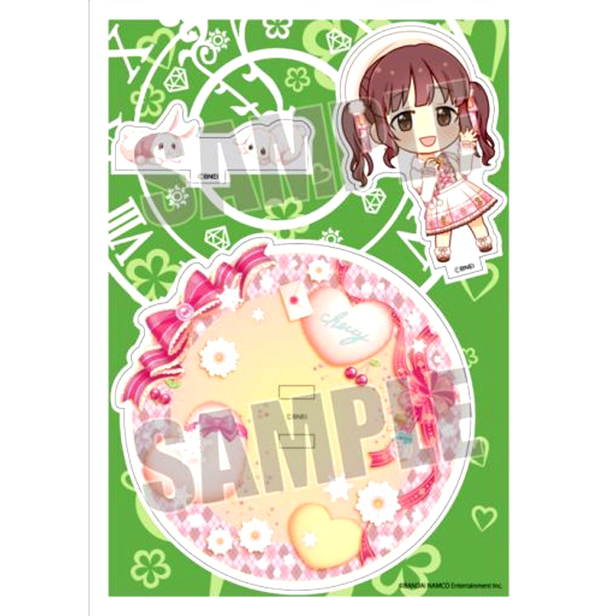 Chieri Ogata The Idolmaster Cinderella Girls Acrylic Character Plate Puchi 25 [USED]