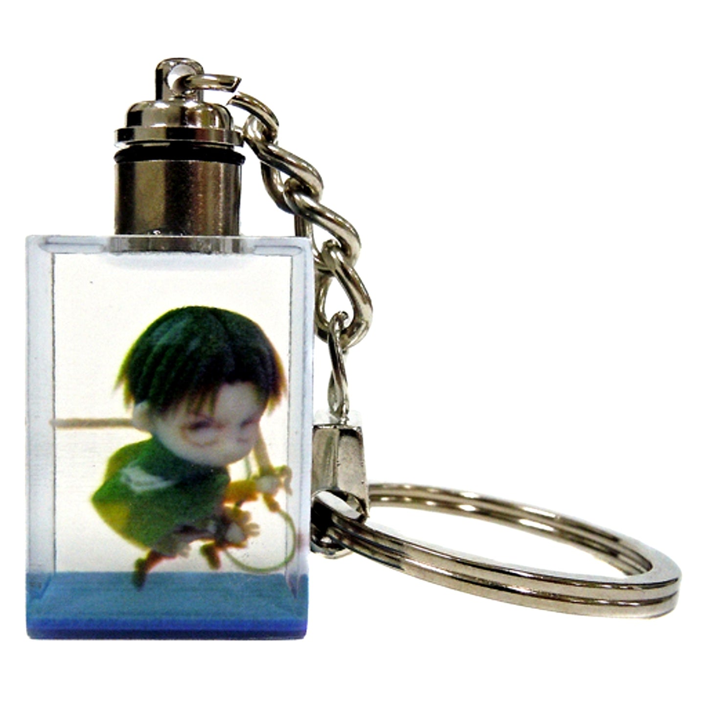 Levi Attack on Titan Trading Full Color 3D Crystal Keychain Ver. B [USED]