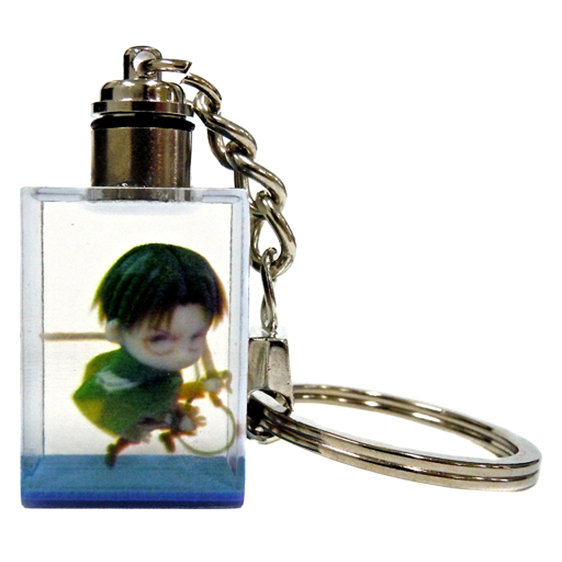 Levi Attack on Titan Trading Full Color 3D Crystal Keychain Ver. B [USED]