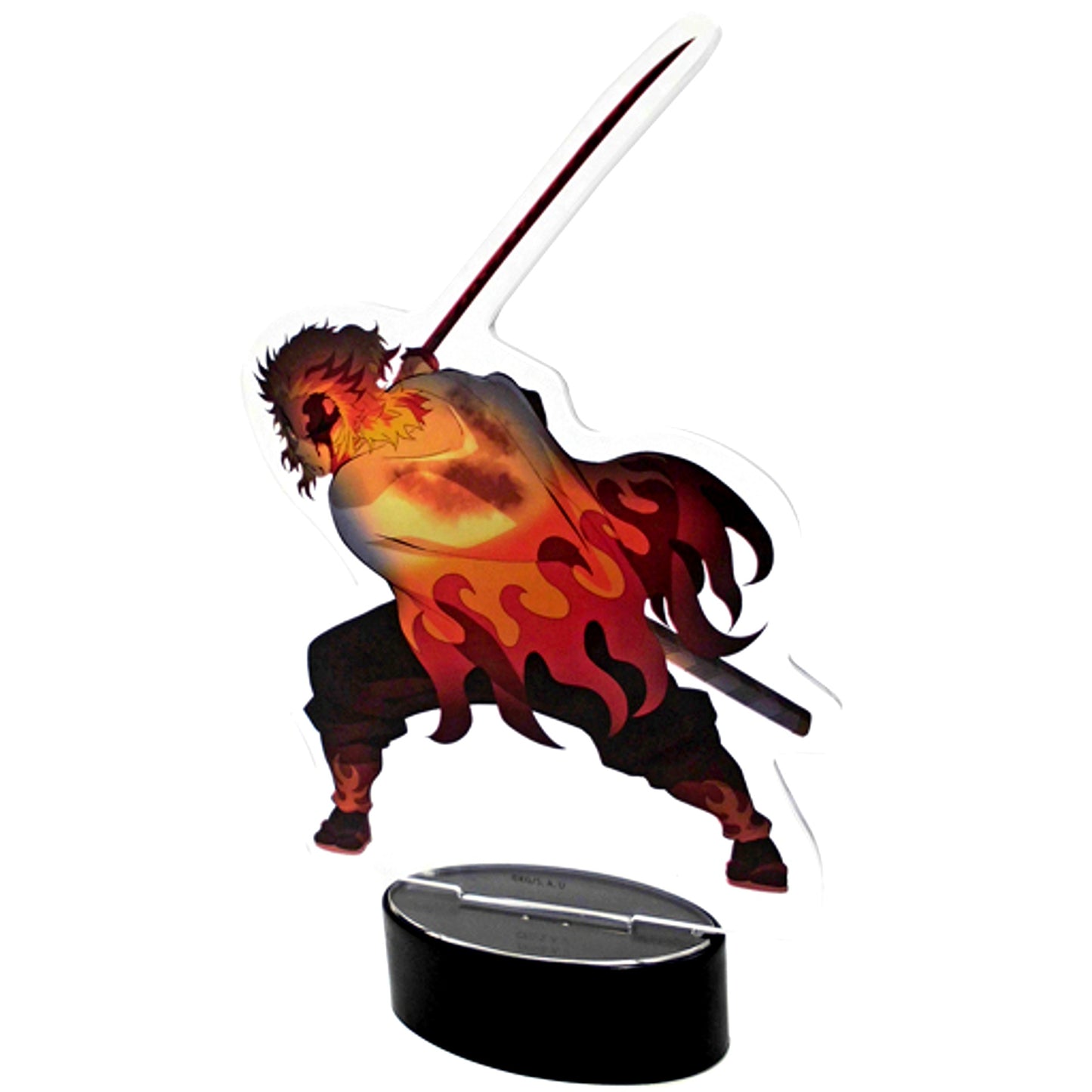 Single Item Kyojuro Rengoku Glowing Set Your Heart Ablaze Acrylic Stand Blu-ray / DVD Demon Slayer: Kimetsu no Yaiba the Movie: Mugen Train Perfect Limited Edition ufotable Purchase Bonus [USED]