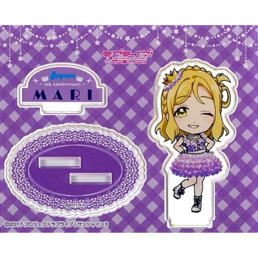 Mari Ohara Deformed Acrylic Stand Love Live! Sunshine!! Aqours 5th Anniversary Limited Shop in Marui [USED]