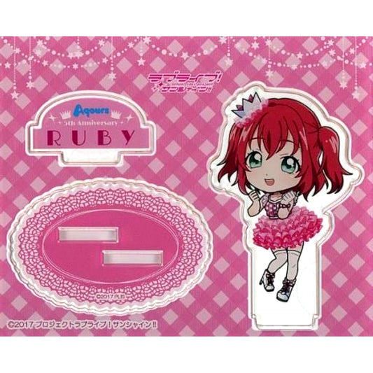 Ruby Kurosawa Deformed Acrylic Stand Love Live! Sunshine!! Aqours 5th Anniversary Limited Shop in Marui [USED]