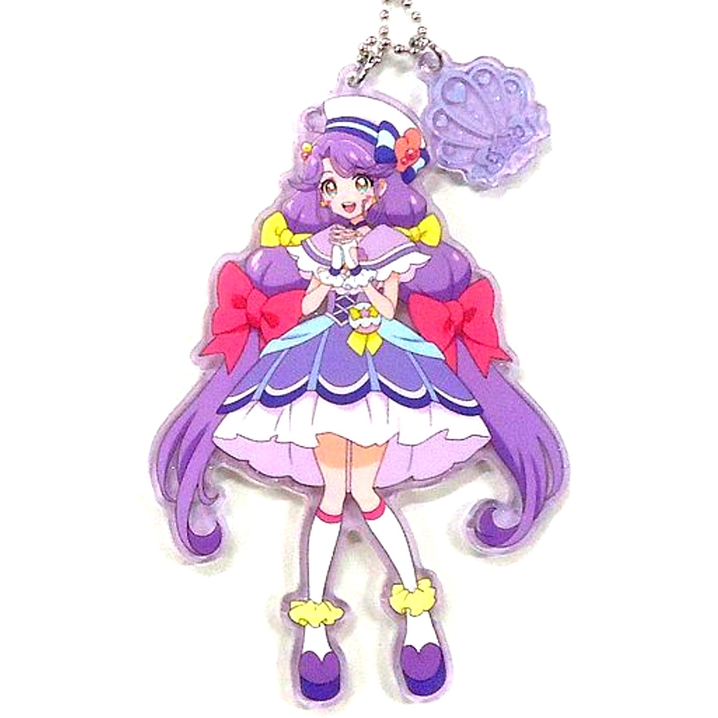 Cure Coral Tropical-Rouge! PreCure Acrylic Keychain Pretty Store Ltd [USED]