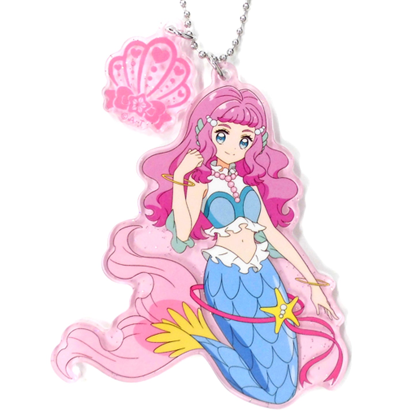 Mermaid Laura Tropical-Rouge! Precure Acrylic Keychain Pretty Store Ltd [USED]