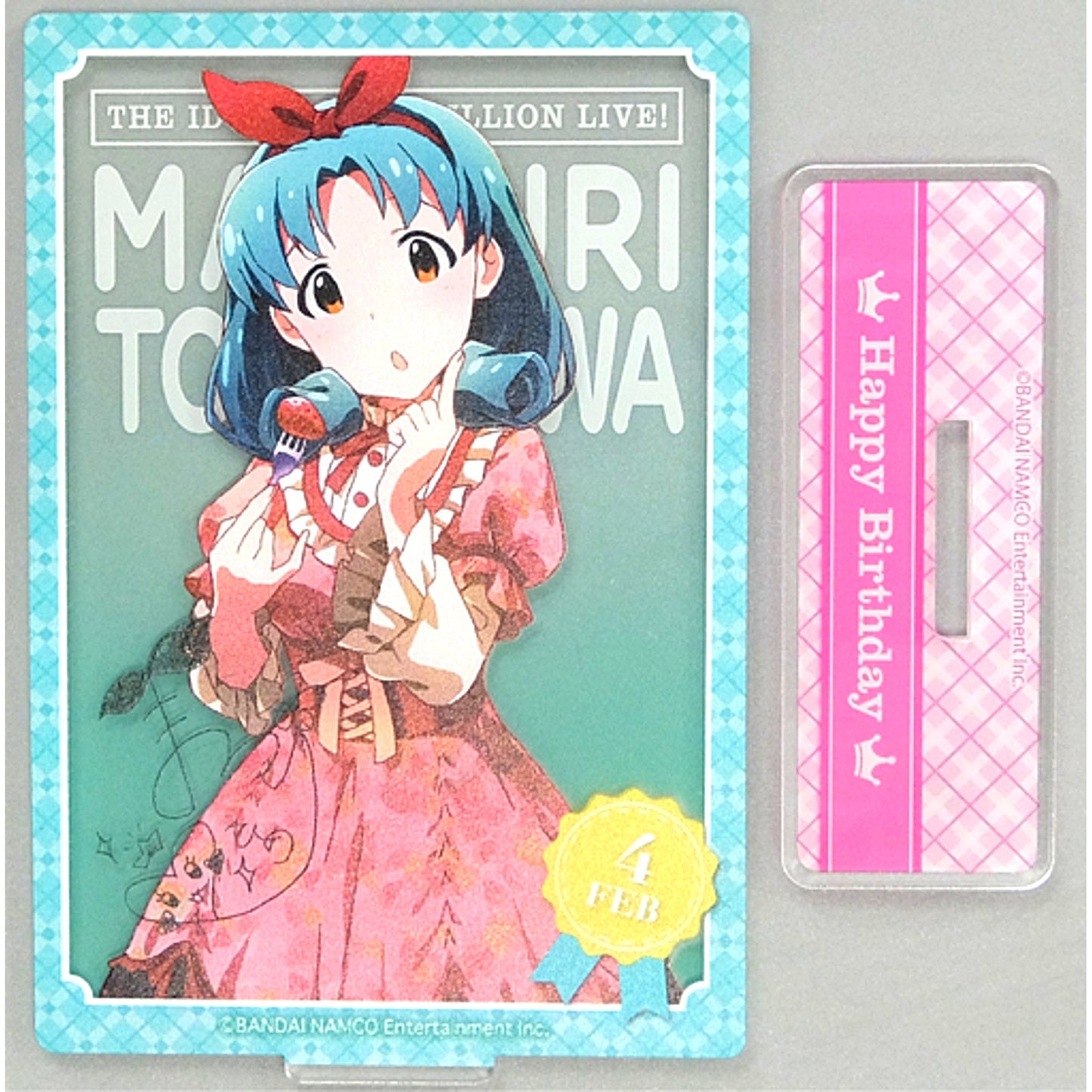 Matsuri Tokugawa THE IDOLM@STER MILLION LIVE! Birthday Acrylic Stand 2nd [USED]