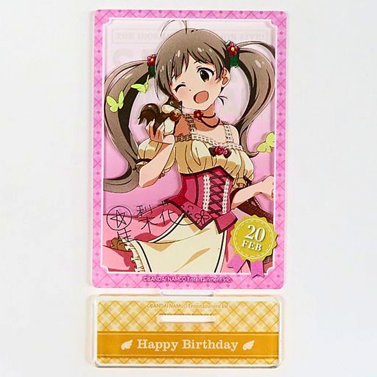 Serika Hakozaki Birthday Acrylic Stand 2nd Idolmaster Million Live [USED]