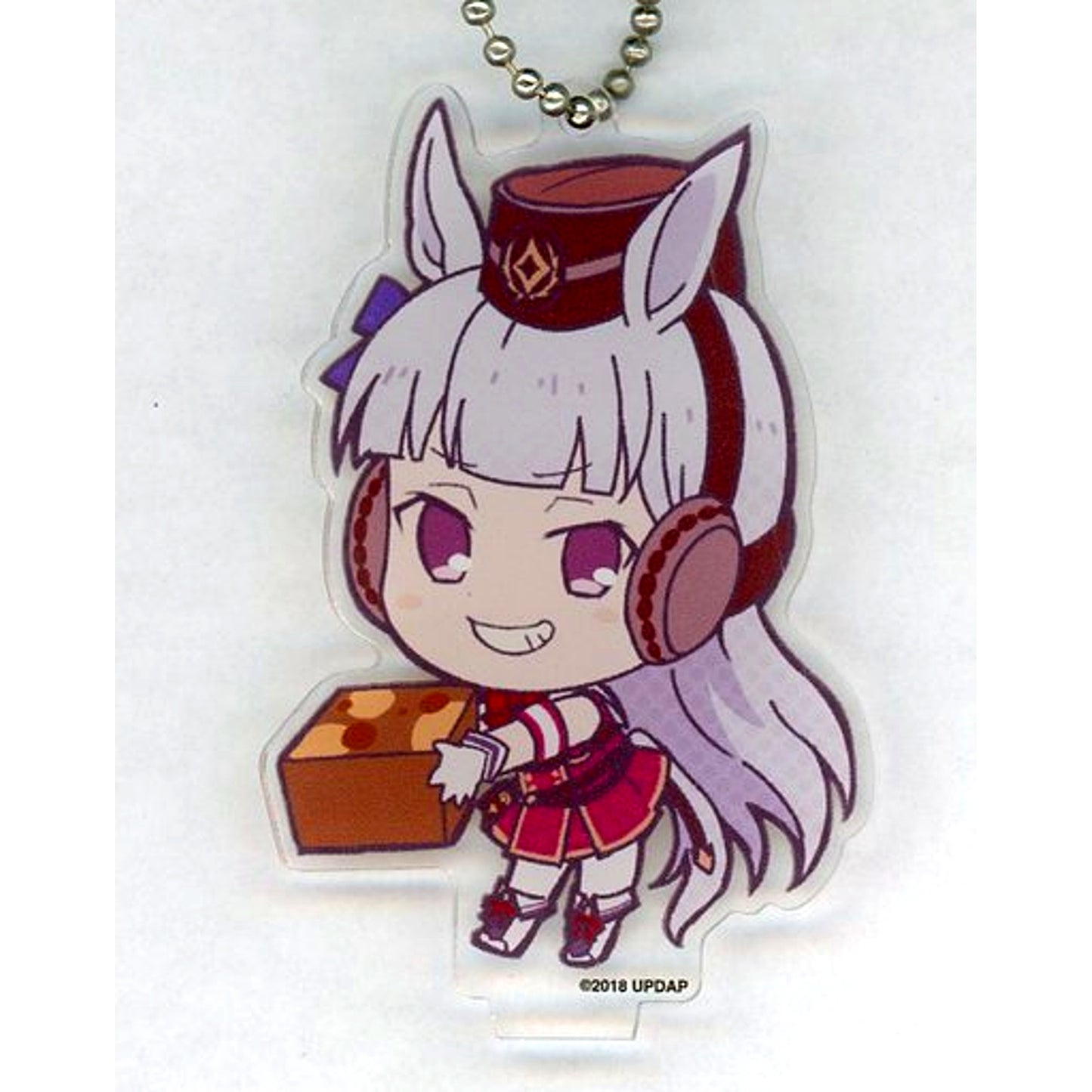 Gold Ship Uma Musume Pretty Derby CharaDri!! x COLLABO CAFE HONPO Vol. 3 Acrylic Keychain [USED]