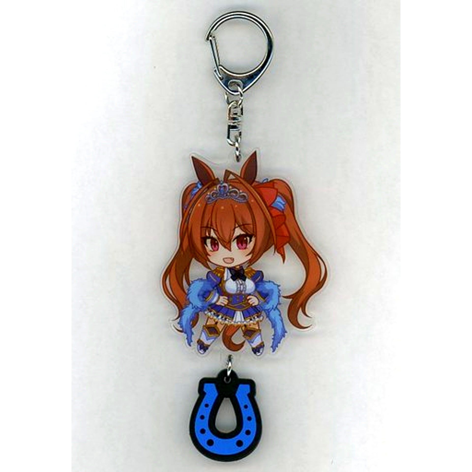 Daiwa Scarlet Uma Musume Pretty Derby Acrylic Keychain with Rubber Horseshoe C91 Goods [USED]