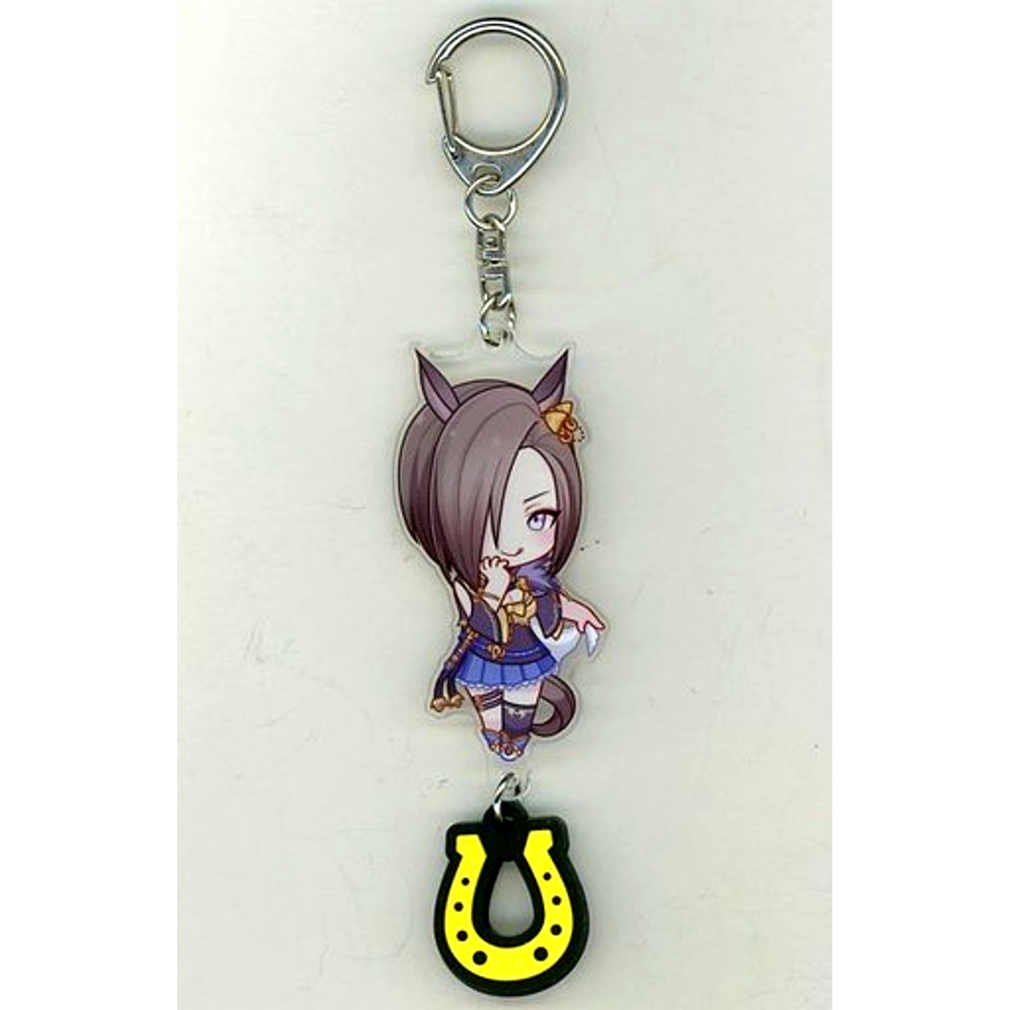 Air Groove Umamusume Pretty Derby Acrylic Keychain with Rubber Horseshoe C91 Goods [USED]