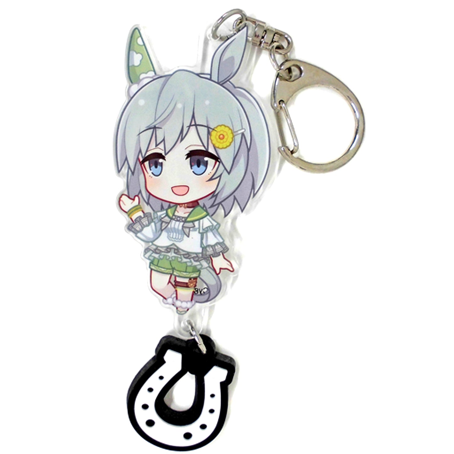 Seiun Sky Umamusume Pretty Derby Acrylic Keychain with Rubber Horseshoe [USED]