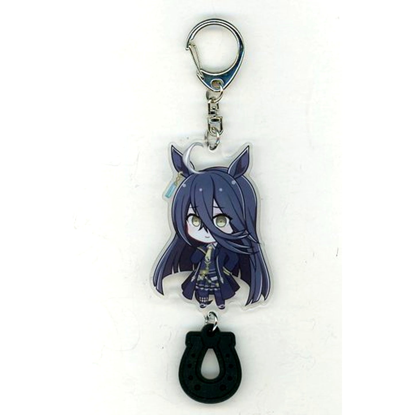 Manhattan Cafe Umamusume Pretty Derby Acrylic Keychain with Rubber Horseshoe [USED]