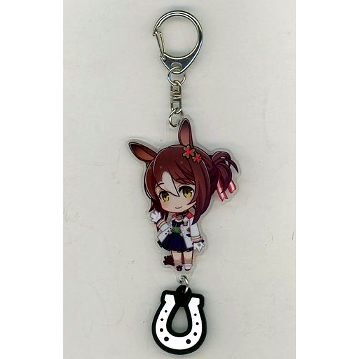 Fine Motion Uma Musume Pretty Derby Acrylic Keychain with Rubber Horseshoe [USED]