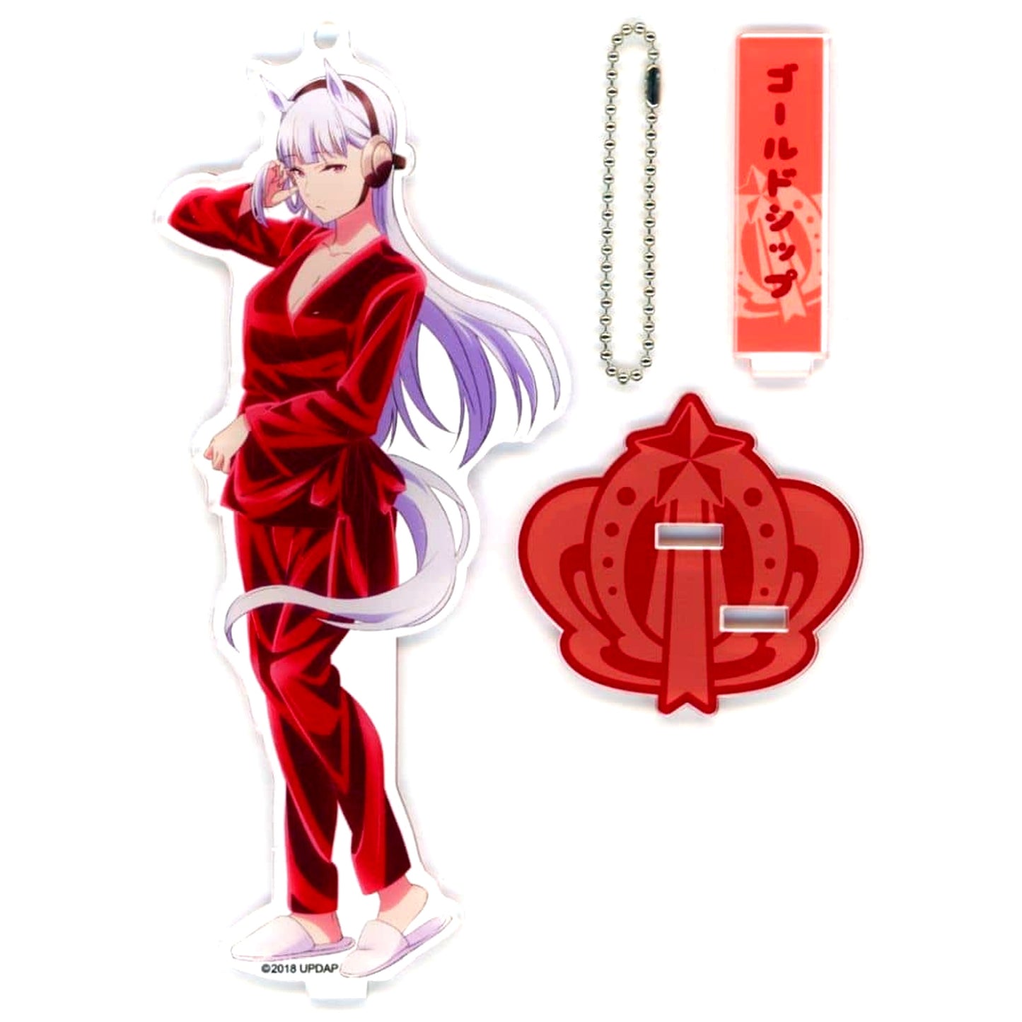 Gold Ship Umamusume: Pretty Derby Newly Illustrated Trading Acrylic Stand Comic Market 94 Goods [USED]
