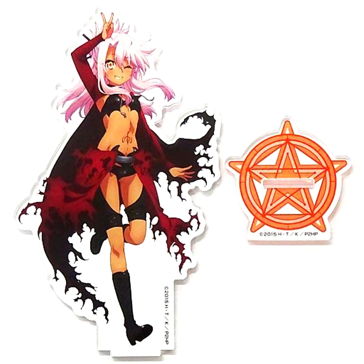 Chloe von Einzbern Fate/kaleid liner Prisma Illya Regular Costume Big Acrylic Stand POP UP SHOP Little Devil Illya Comes to Shinjuku in Shinjuku Marui Annex [USED]