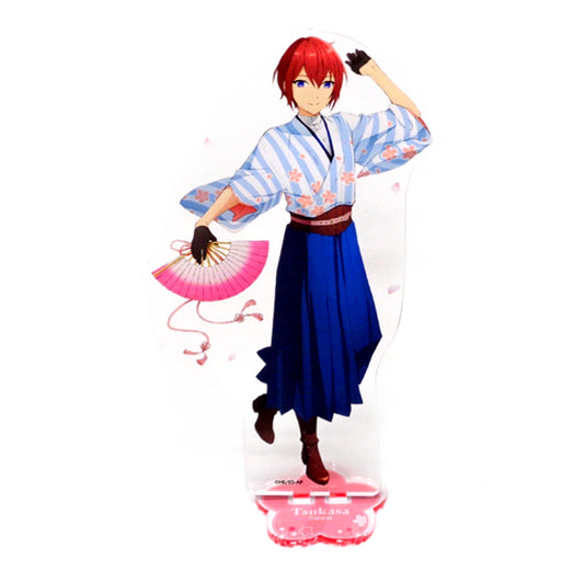 TV Anime Ensemble Stars! Tsukasa Suo Big Acrylic Stand Keychain animate cafe Limited Part 2 Keychains [USED]