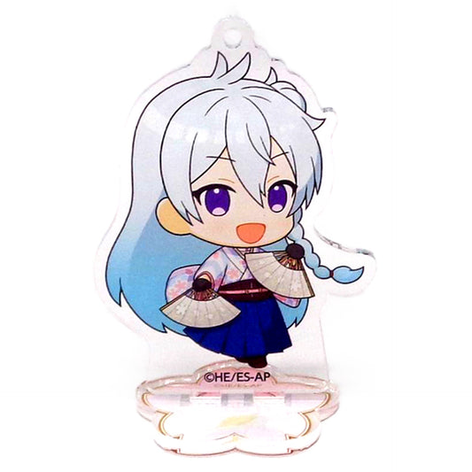 Ensemble Stars! Wataru Hibiki Trading Acrylic Stand Keychain Sakura Ver. animatecafe 2nd Edition Limited Keychains [USED]