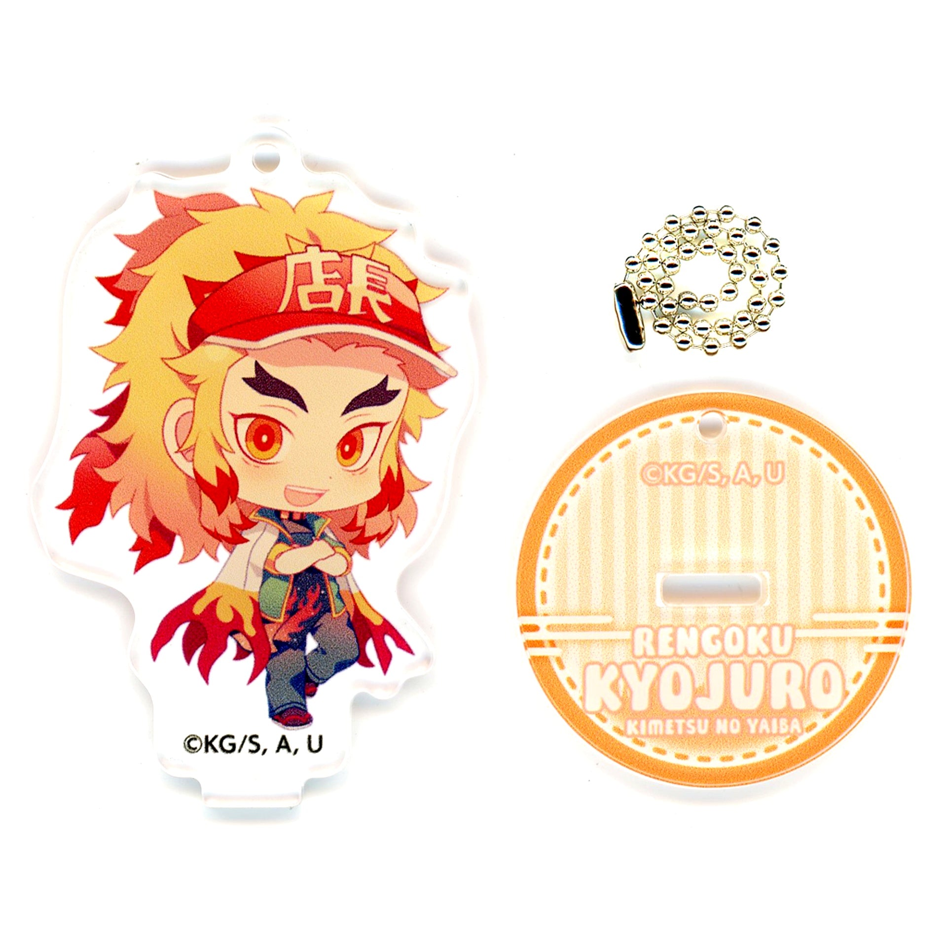 Kyojuro Rengoku Apron Ver. Demon Slayer Acrylic Keychain Collection with Stand Overseas Limited [USED]