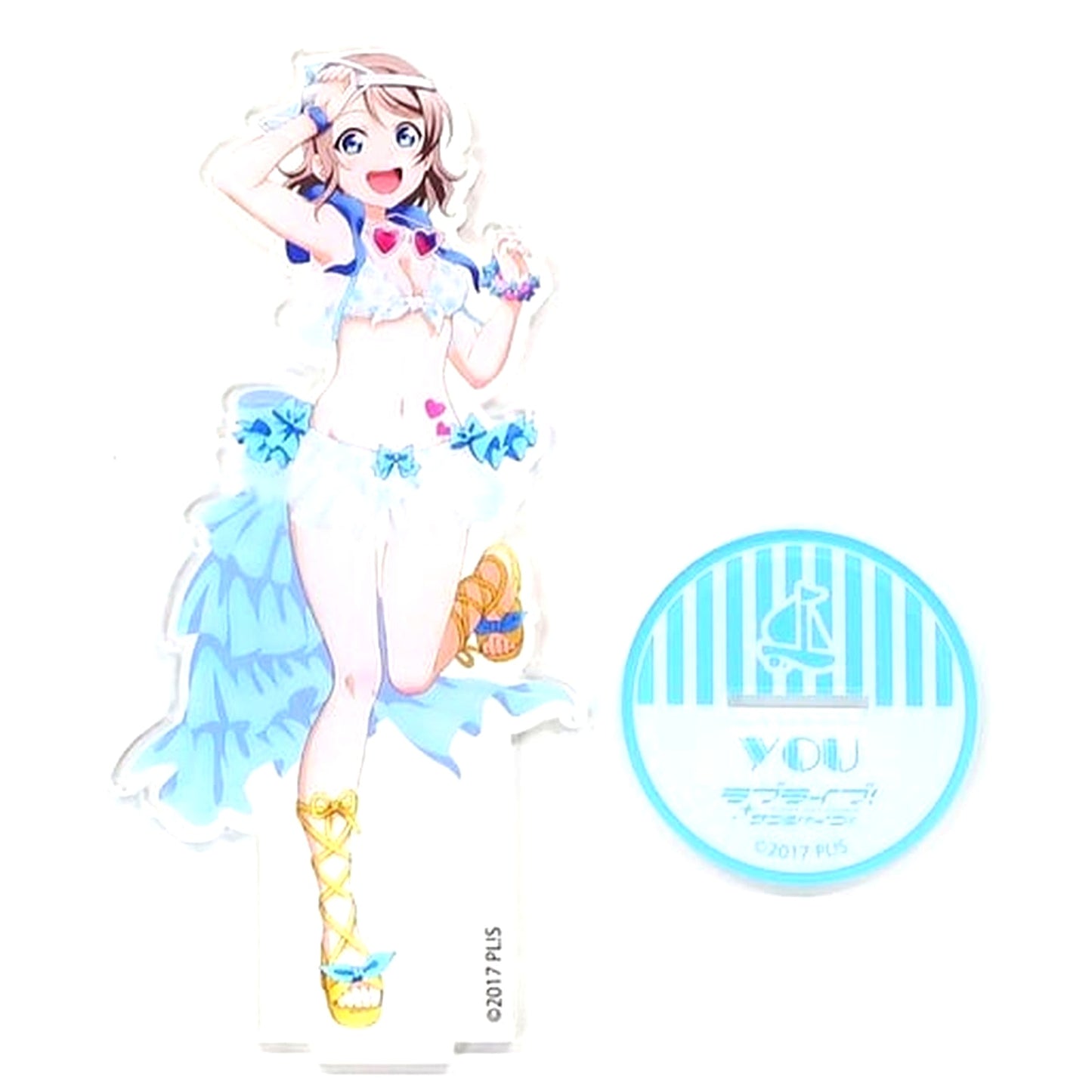 You Watanabe Swimsuit Acrylic Stand Love Live! Sunshine!! [USED]