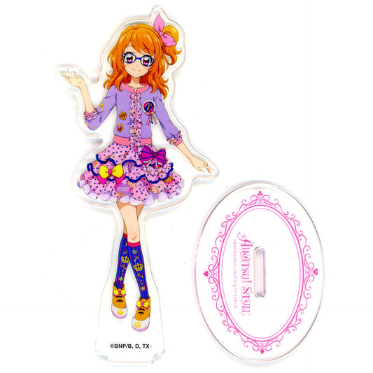 Akari Ozora Glasses Ver. Acrylic Stand Aikatsu! Style for Lady [USED]