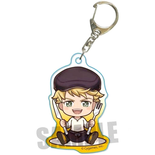 Granblue Fantasy Vane Bistro Feendrache Gochichara Acrylic Keychain Keychains [USED]