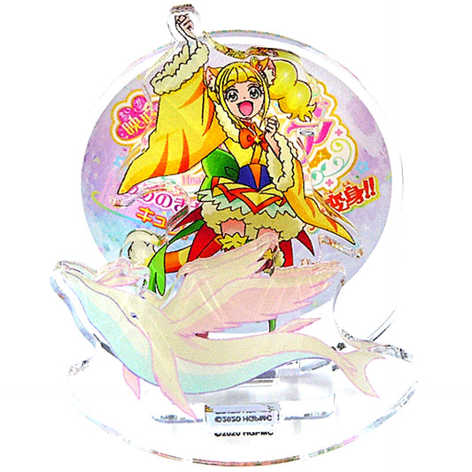 Cure Sparkle Healin' Good Precure the Movie: GoGo! Big Transformation! The Town of Dreams Trading Swing Acrylic Stand Theater Goods [USED]