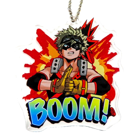 Katsuki Bakugo My Hero Academia Acrylic Keyring Jump Characters Store Limited [USED]