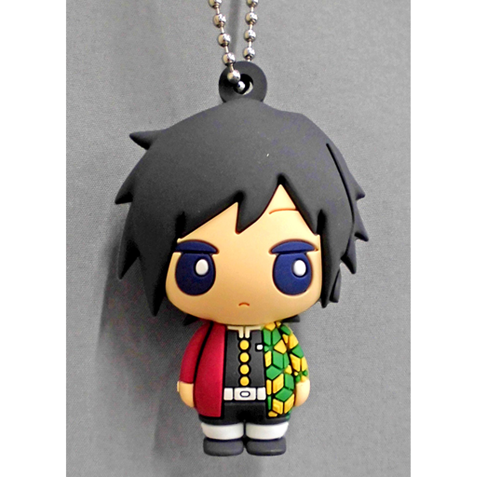 Giyu Tomioka Demon Slayer 3D Rubber Mascot 3 [USED]