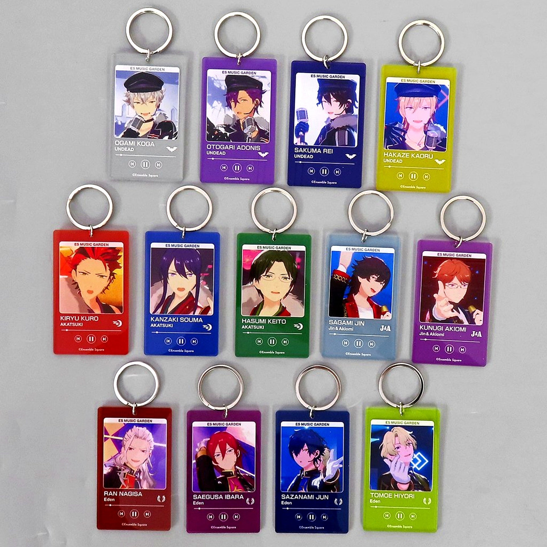 Set of 13 Ensemble Stars!! ES Music Garden Music Box Charm D Mail Order Ltd [USED]
