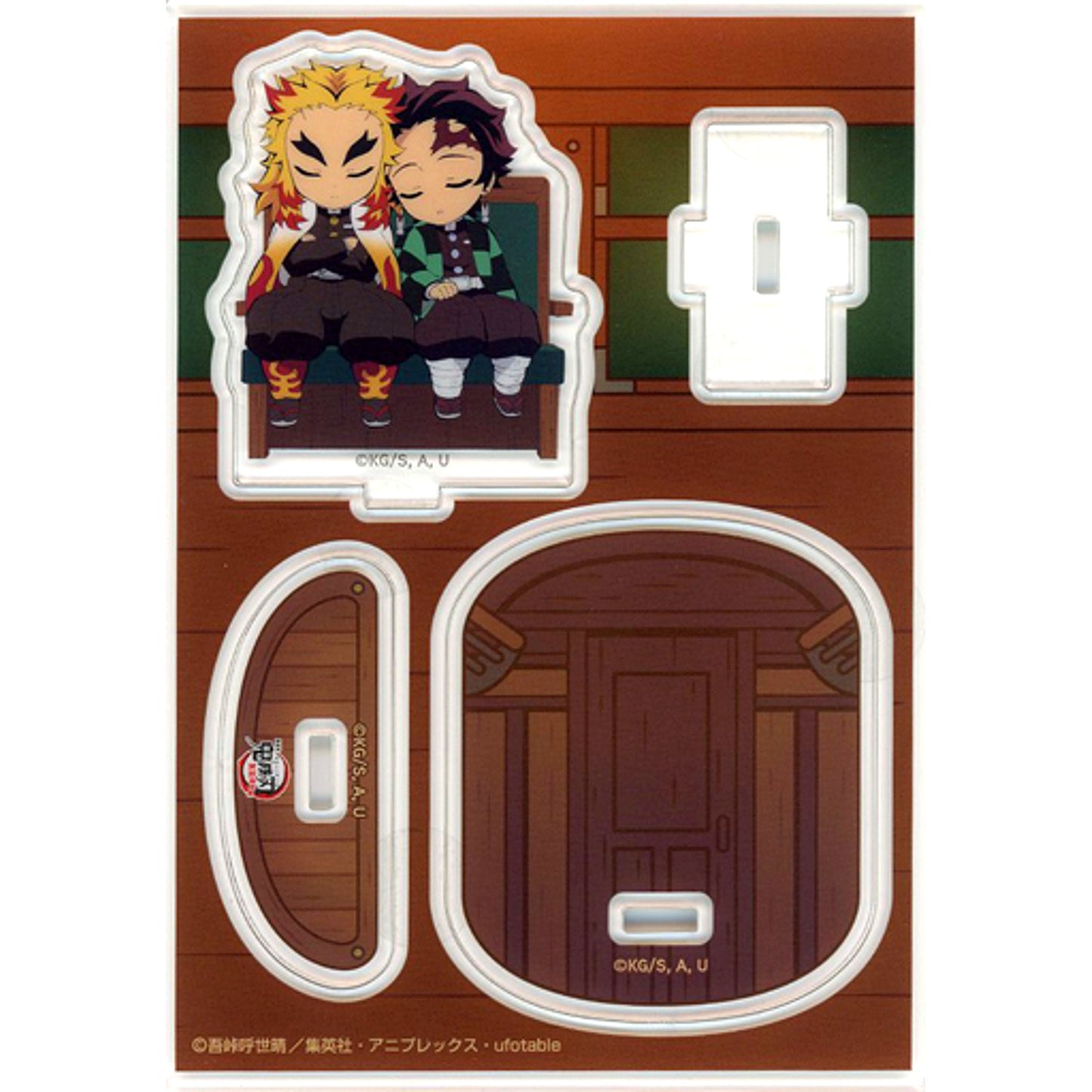 Tanjiro Kamado & Kyojuro Rengoku Swaying Acrylic Stand A Demon Slayer The Movie Mugen Train AnimeJapan 2021 Goods [USED]