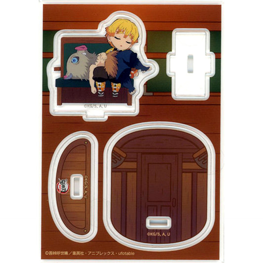 Zenitsu Agatsuma, Inosuke Hashibira Wobbling Acrylic Stand B Demon Slayer: Kimetsu no Yaiba the Movie: Mugen Train AnimeJapan 2021 Goods [USED]