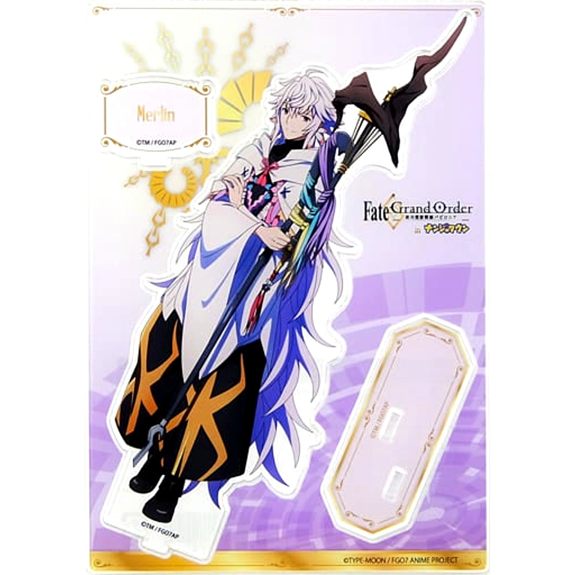 Merlin Fate/Grand Order Life-size Acrylic Stand Absolute Demonic Front: Babylonia in Namjatown [USED]