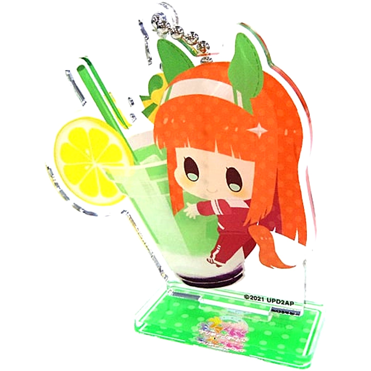 Silence Suzuka Uma Musume Pretty Derby Season 2 Mini Character Acrylic Stand Keychain CharaDri!! COLLABO CAFE HONPO [USED]