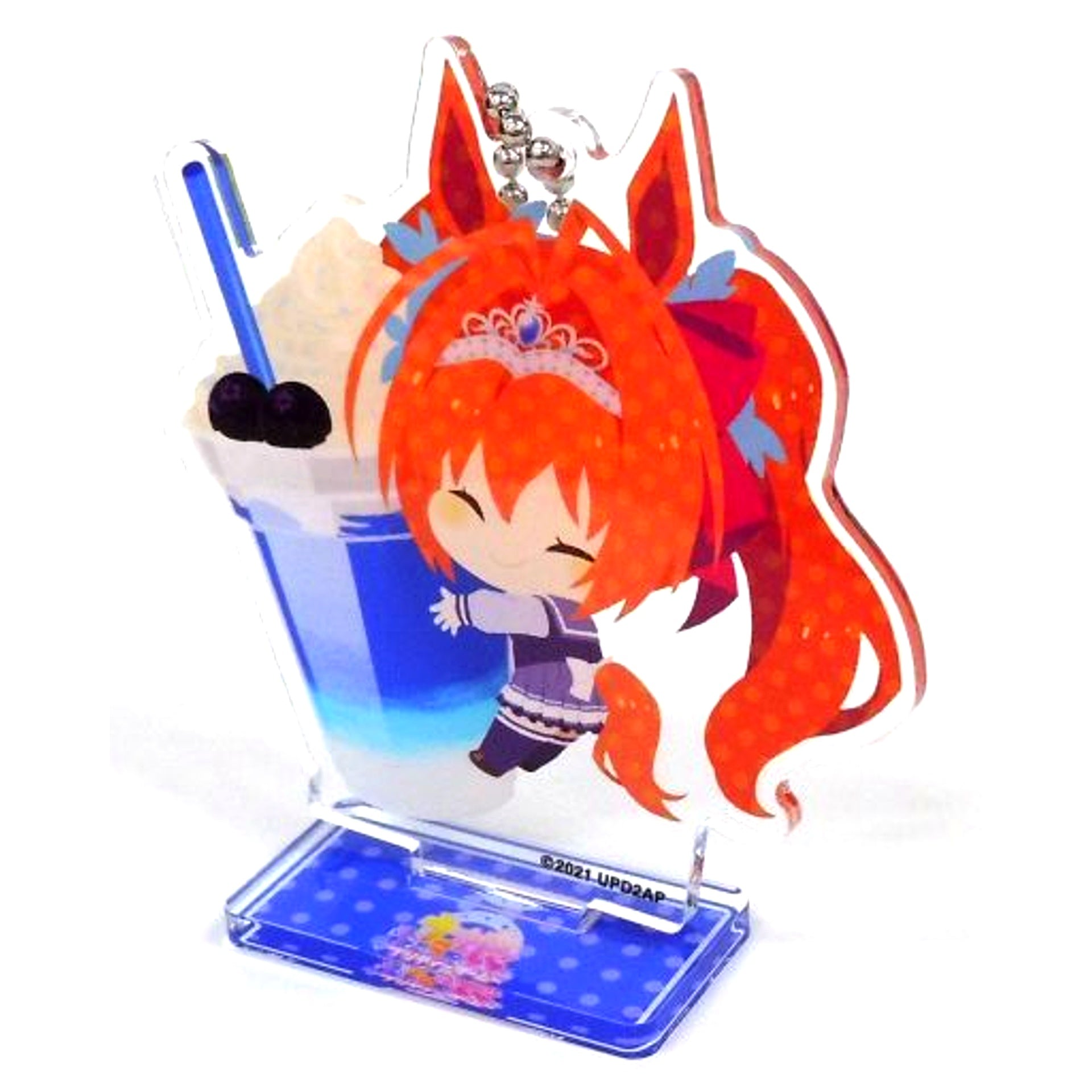Daiwa Scarlet Uma Musume Pretty Derby Season 2 Mini Character Acrylic Stand Keychain CharaDri!! COLLABO CAFE HONPO [USED]