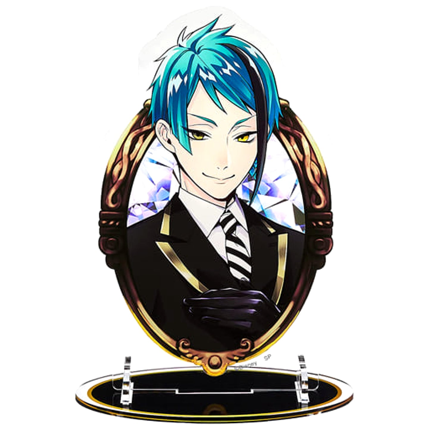 Disney: Twisted-Wonderland Jade Leech Uniform Big Acrylic Stand Acrylic Stands [USED]
