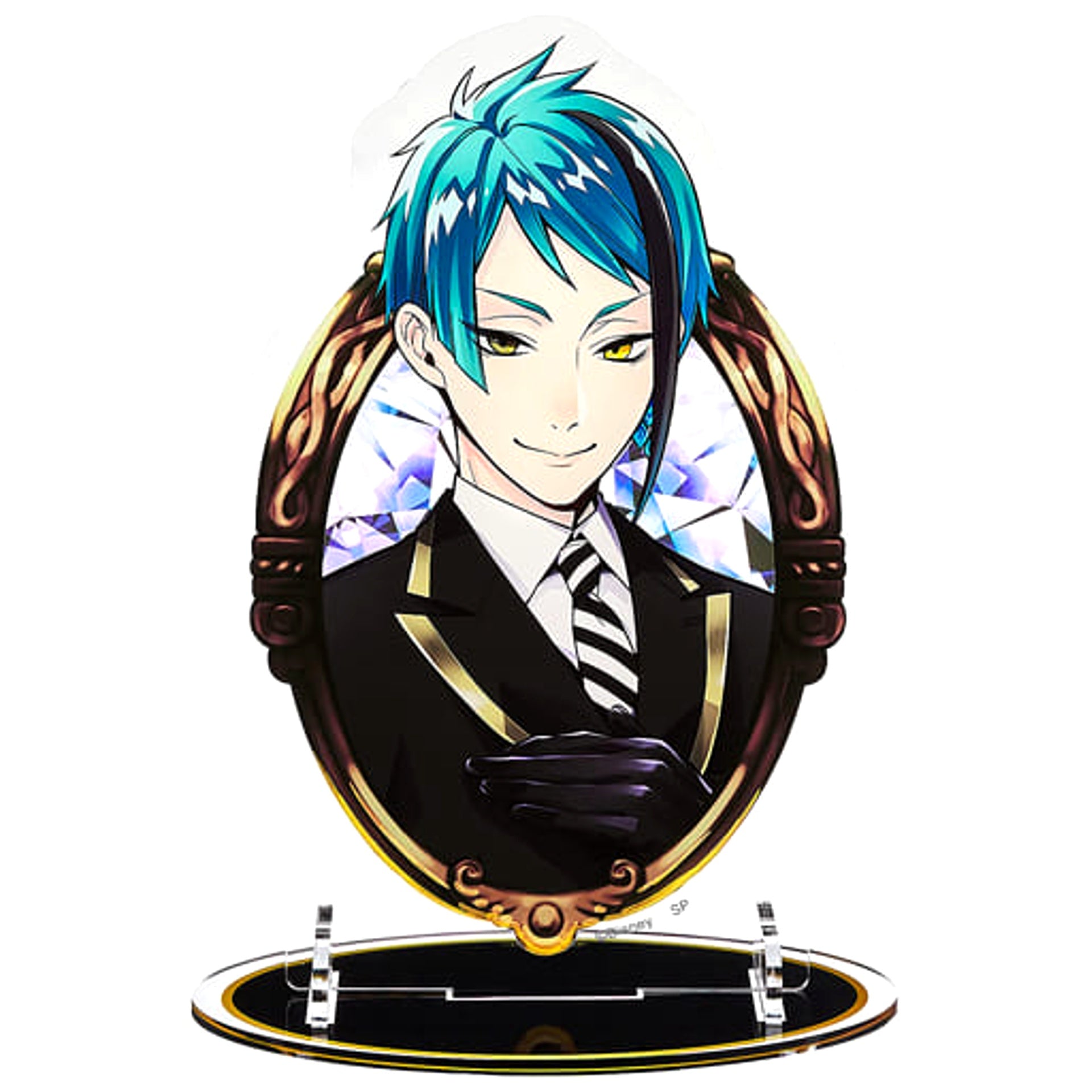 Disney: Twisted-Wonderland Jade Leech Uniform Big Acrylic Stand Acrylic Stands [USED]