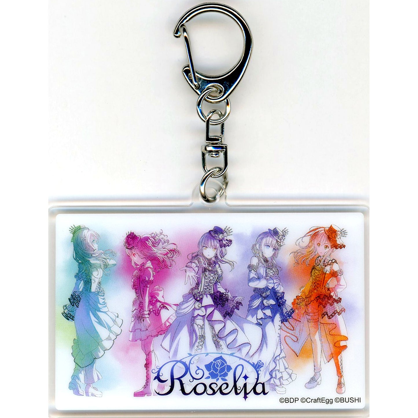 Roselia Movie BanG Dream! Episode of Roselia x Lawson Acrylic Keychain Loppi HMV & BOOKS online Ltd [USED]